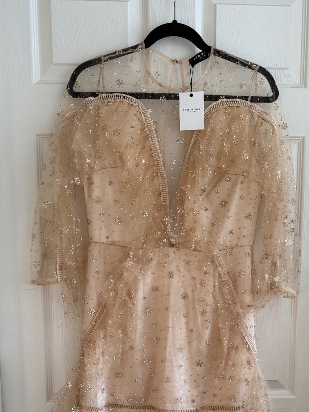 Few Moda New York Tulle Glitter Midi Dress (Large)